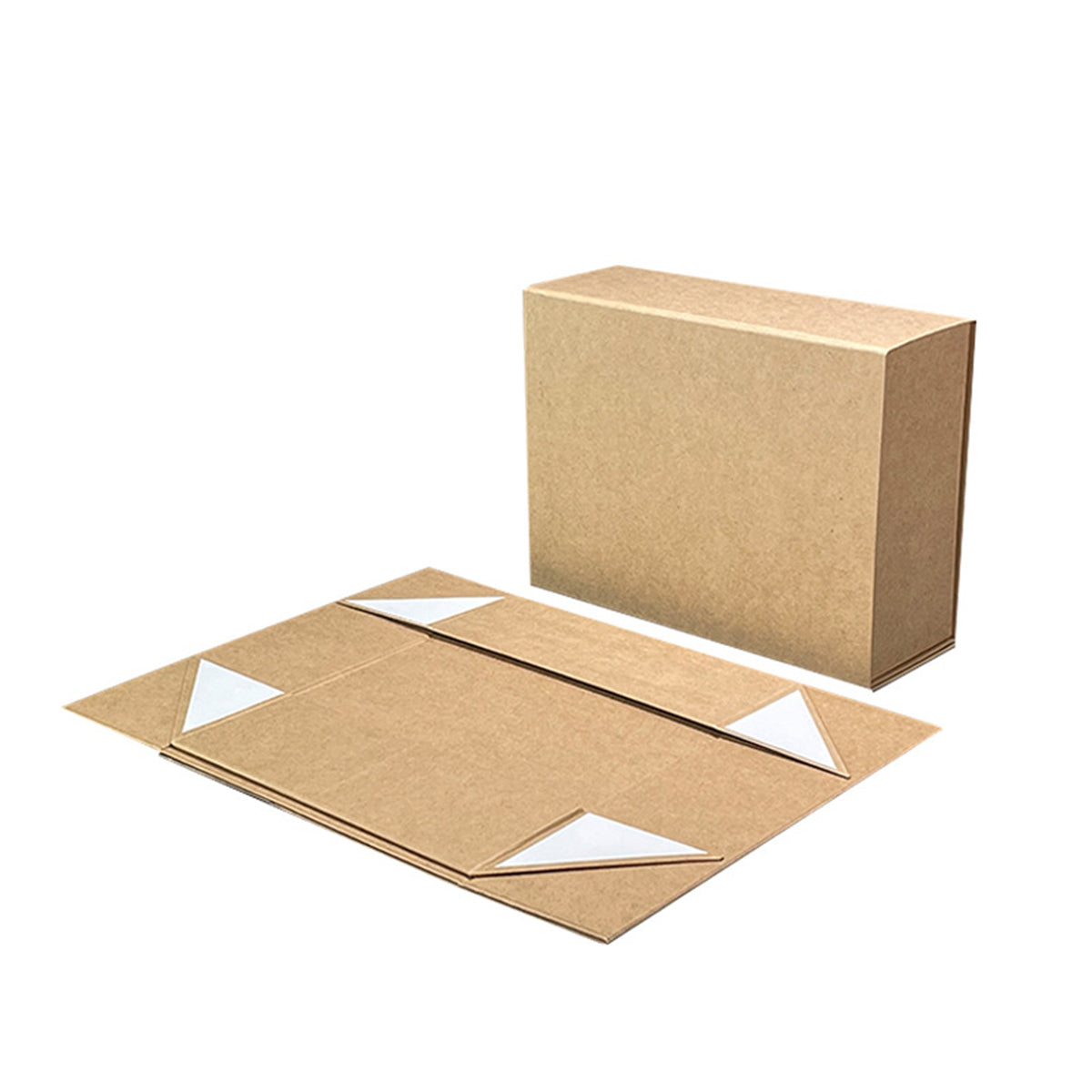 2pcs Gift Packaging Box Set Flip Top Souvenir Storage