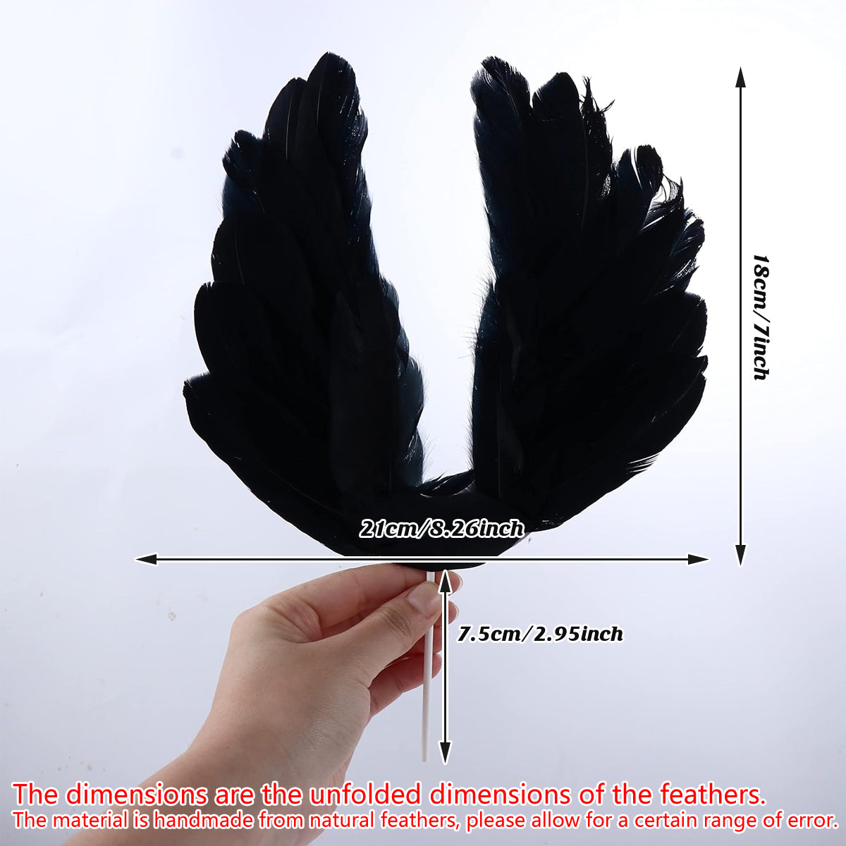 Angel Feather Wings Cake Toppers Party Decoration