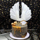 Angel Feather Wings Cake Toppers Party Decoration