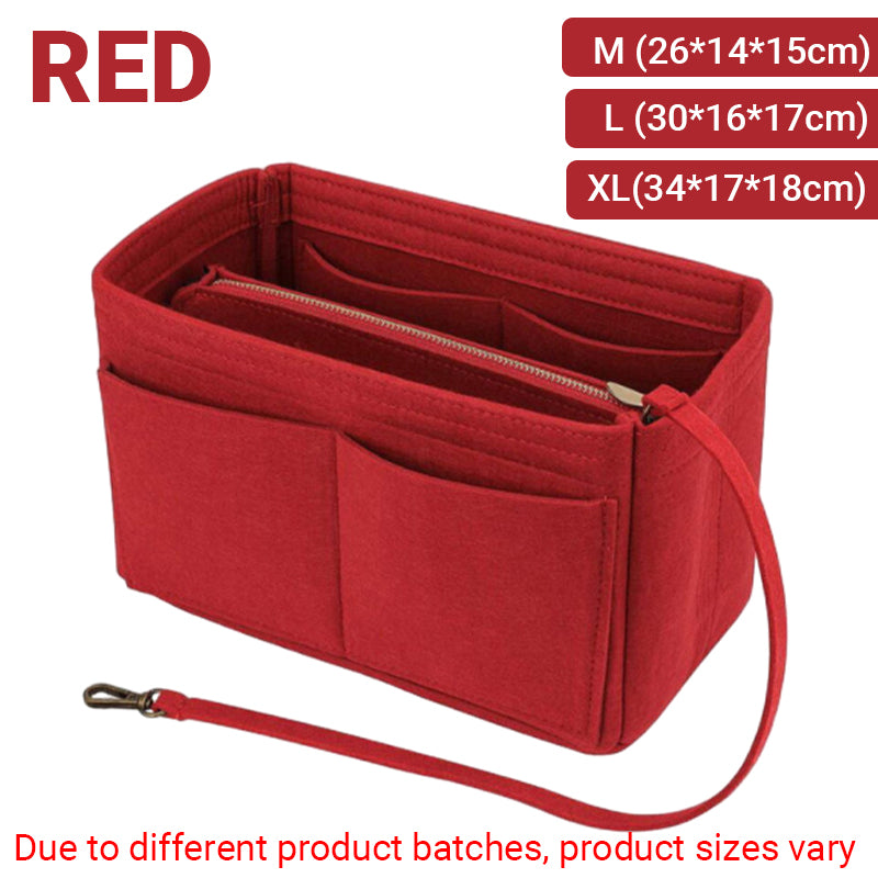 Handbag Insert 1PC 4Colours 3Sizes Felt Tote Purse Pouch