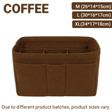 Handbag Insert 1PC 4Colours 3Sizes Felt Tote Purse Pouch