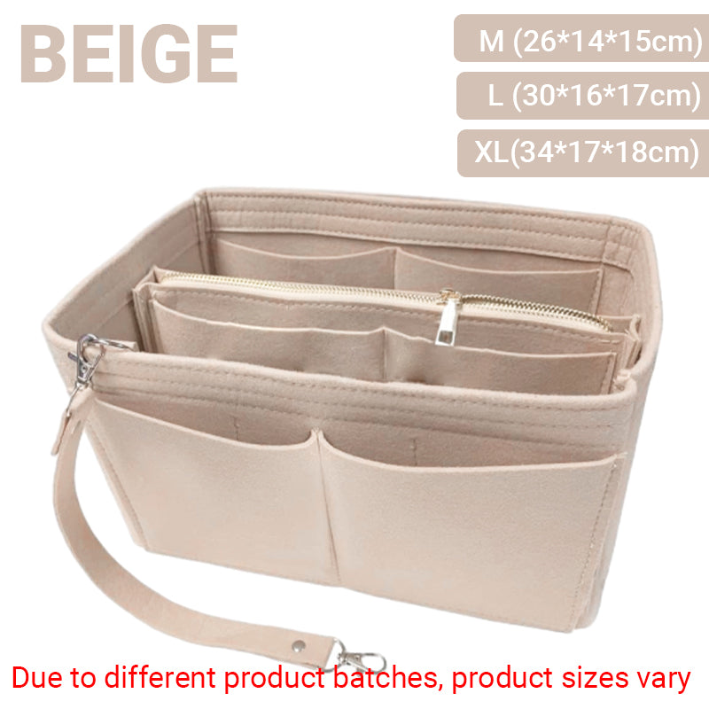 Handbag Insert 1PC 4Colours 3Sizes Felt Tote Purse Pouch