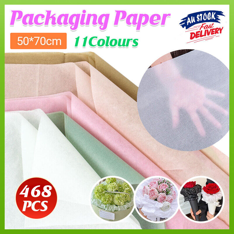 Flower Bouquet Wrapping Paper 468PCS 11Colours