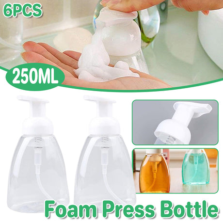 Foaming Bottle Push Pump 250ml 6PCS