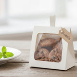 30PCS Tote Candy Gift Boxes with Clear Window 2 Sizes