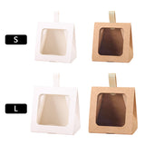 30PCS Tote Candy Gift Boxes with Clear Window 2 Sizes