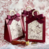 50PCS French Forest Theme Gift Bags 3Colours for Party Packing