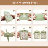 50PCS French Forest Theme Gift Bags 3Colours for Party Packing
