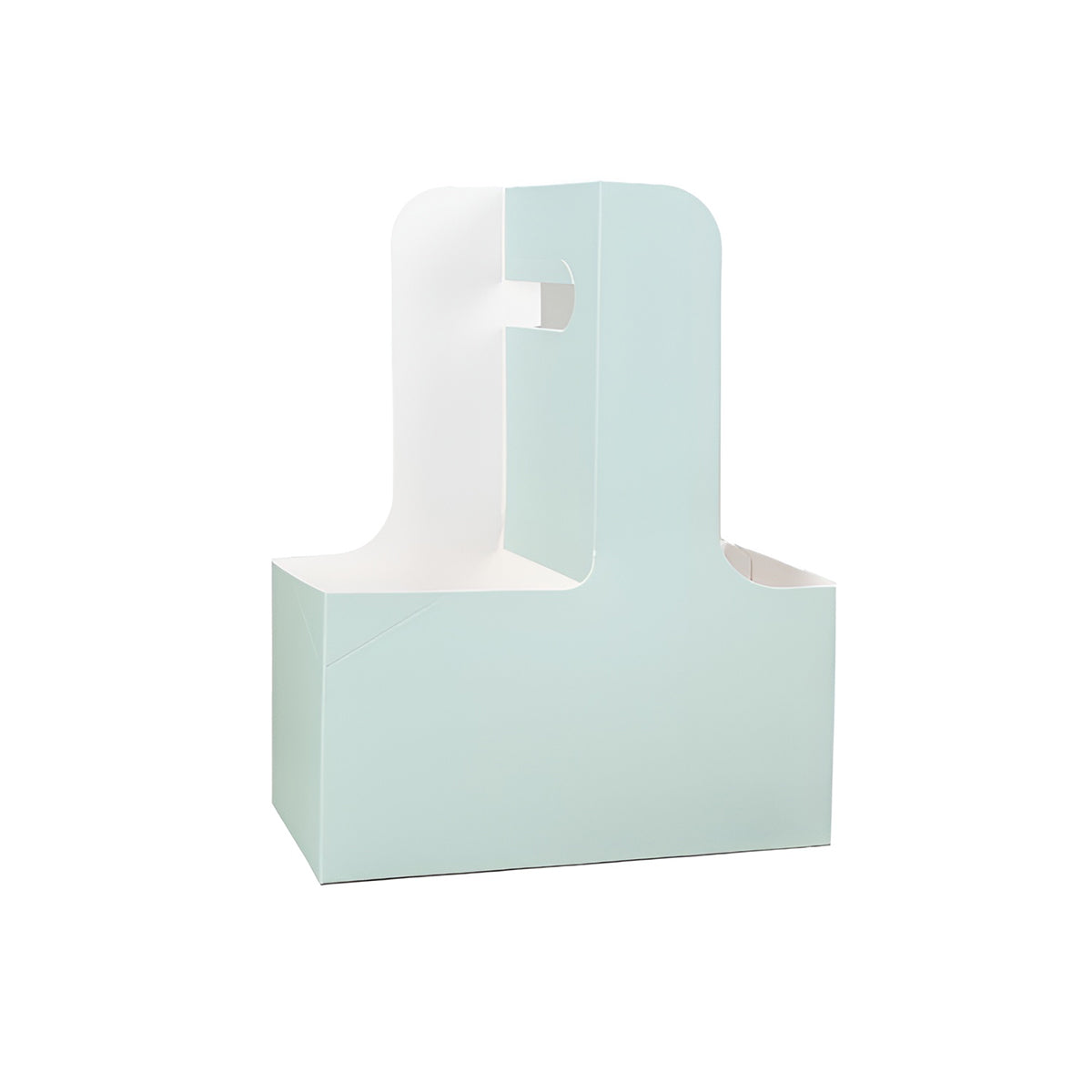 50PCS Handheld Double Cup Holder Sturdy Portable Takeaway Carrier