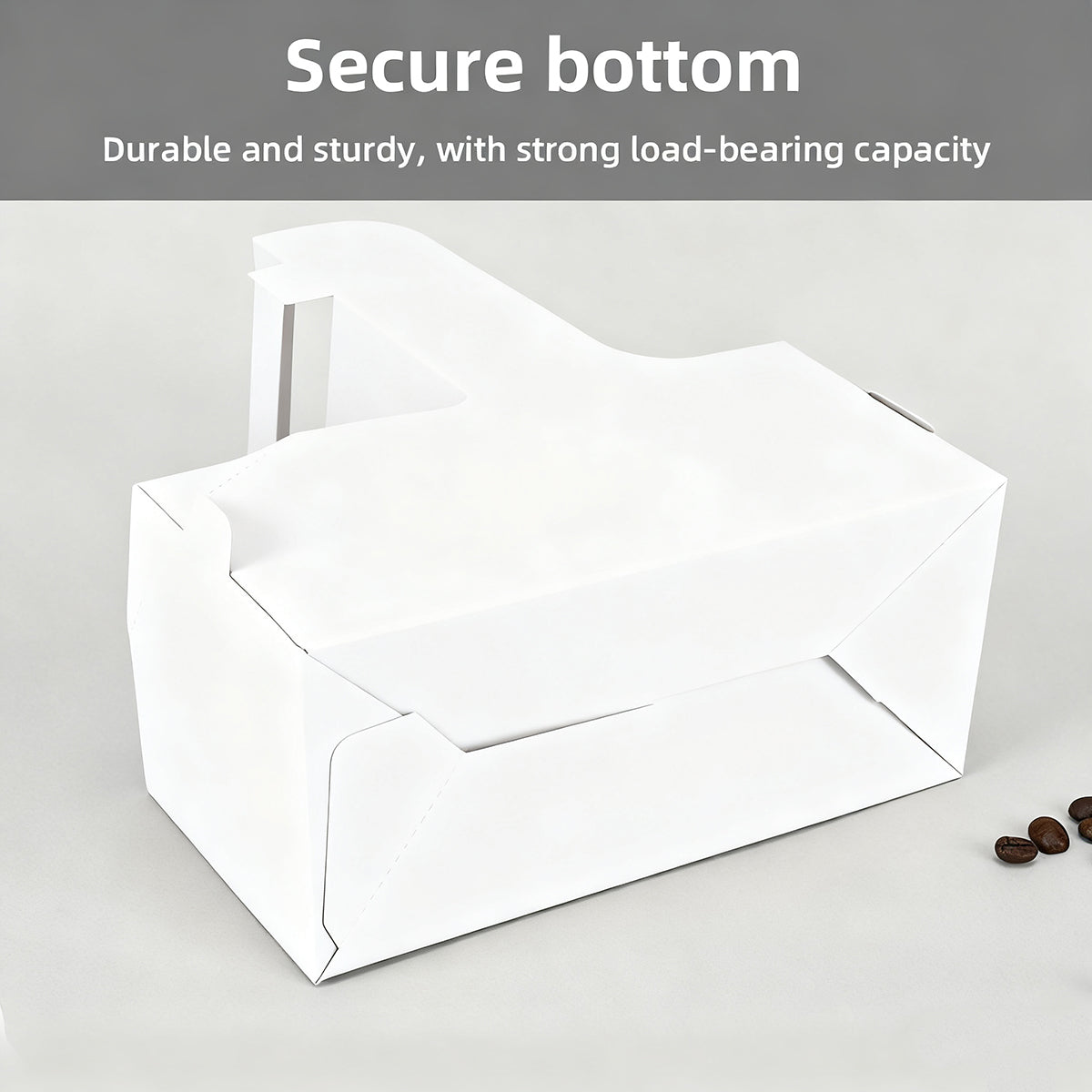 50PCS Handheld Double Cup Holder Sturdy Portable Takeaway Carrier