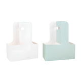 50PCS Handheld Double Cup Holder Sturdy Portable Takeaway Carrier