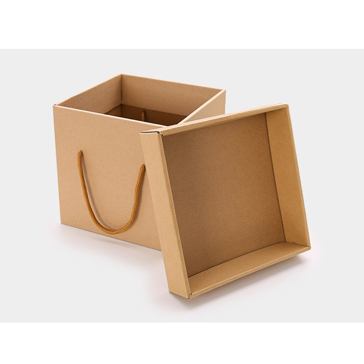 10PCS Kraft Paper Gift Box Recyclable Durable for Birthday Christmas Wedding