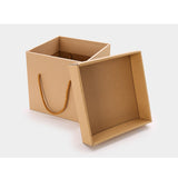 10PCS Kraft Paper Gift Box Recyclable Durable for Birthday Christmas Wedding