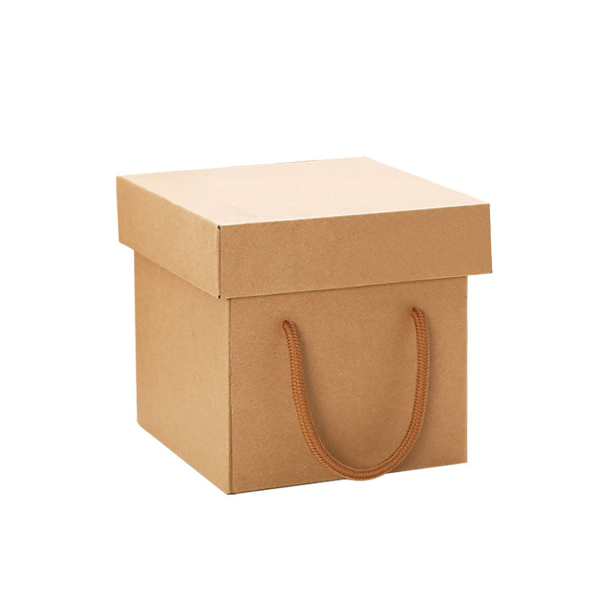 10PCS Kraft Paper Gift Box Recyclable Durable for Birthday Christmas Wedding