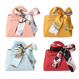 Gift Box With Ribbon Paperboard 12x6x13cm Wedding Candy Favour