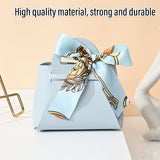 Gift Box With Ribbon Paperboard 12x6x13cm Wedding Candy Favour