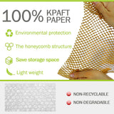 Honeycomb Kraft Paper Wrap Roll Eco-Friendly Cushioning Packaging 2 Sizes