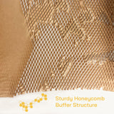 Honeycomb Kraft Paper Wrap Roll Eco-Friendly Cushioning Packaging 2 Sizes