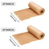 Honeycomb Kraft Paper Wrap Roll Eco-Friendly Cushioning Packaging 2 Sizes