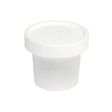 50 Pcs Plastic Cup Packaging Boxes with Lids Ice Cream Pudding Yogurt