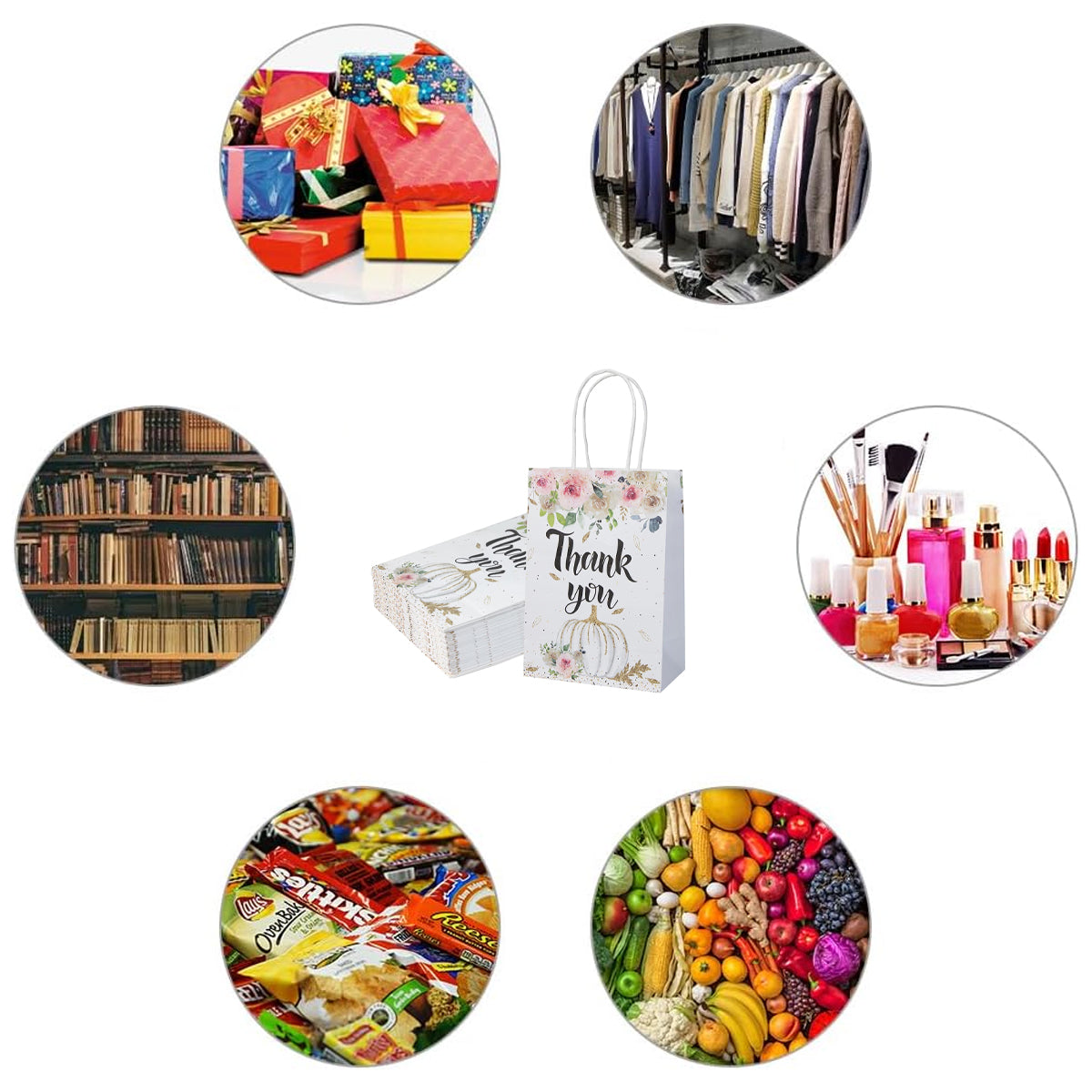 Gift Bags Holiday Packaging Tote Bags 30PCS