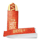 100PCS Hot Dog Foil Lined Oil Proof Takeaway Food Packaging Bags