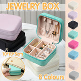Portable PU Leather Jewelry Box 1PC 8Colours
