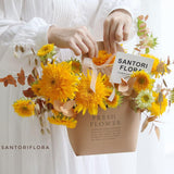 10PCS Handheld Kraft Paper Flower Bags Bouquet Gift Wrapping