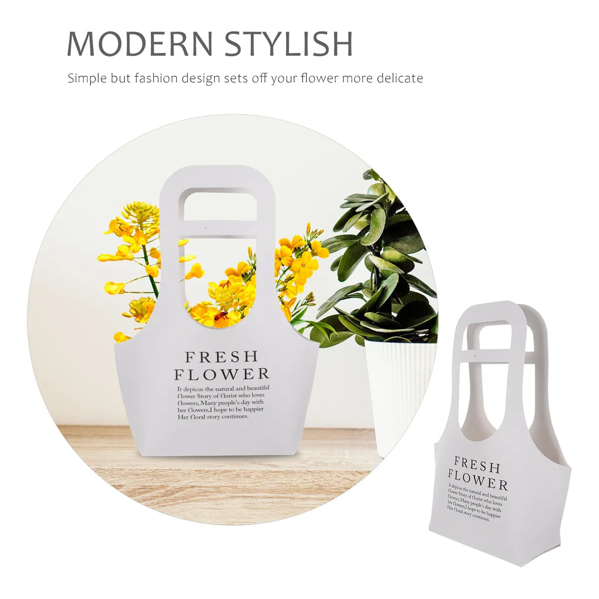 10PCS Handheld Kraft Paper Flower Bags Bouquet Gift Wrapping