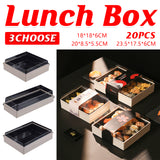 Disposable Sushi Bento Lunch Boxes Takeaway Containers Food Grade 20PCS
