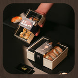 Disposable Sushi Bento Lunch Boxes Takeaway Containers Food Grade 20PCS