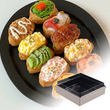 Disposable Sushi Bento Lunch Boxes Takeaway Containers Food Grade 20PCS