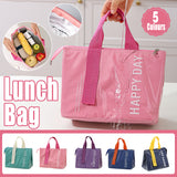 Large Capacity Lunch Bag 1PC 5Colours Thermal Insulated