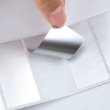 Matt Silver Label Paper 40Sizes