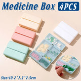 A Week Sub-packed Medicine Box Magnetic Absorption 4PCS