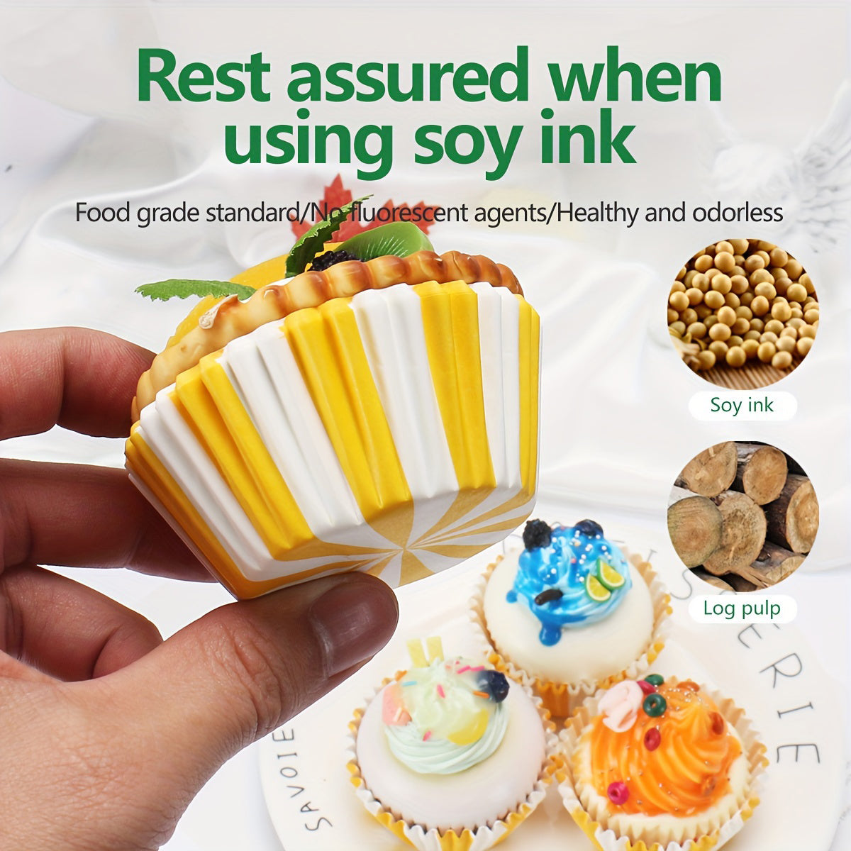 Food-Grade Cupcake Liners 1000PCS Heat-Resistant for Baking Muffin Cake Cups