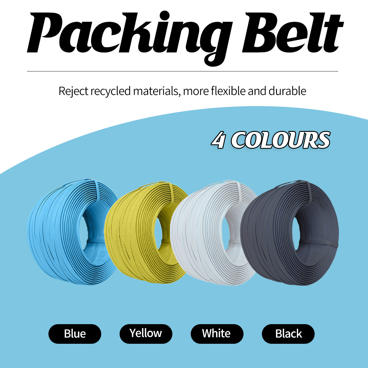 15mm Heavy Duty Plastic Packing Strap Roll for Binding