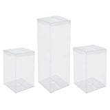 50PCS Clear PVC Gift Boxes Transparent Party Favour Packaging