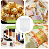 50PCS Clear PVC Gift Boxes Transparent Party Favour Packaging