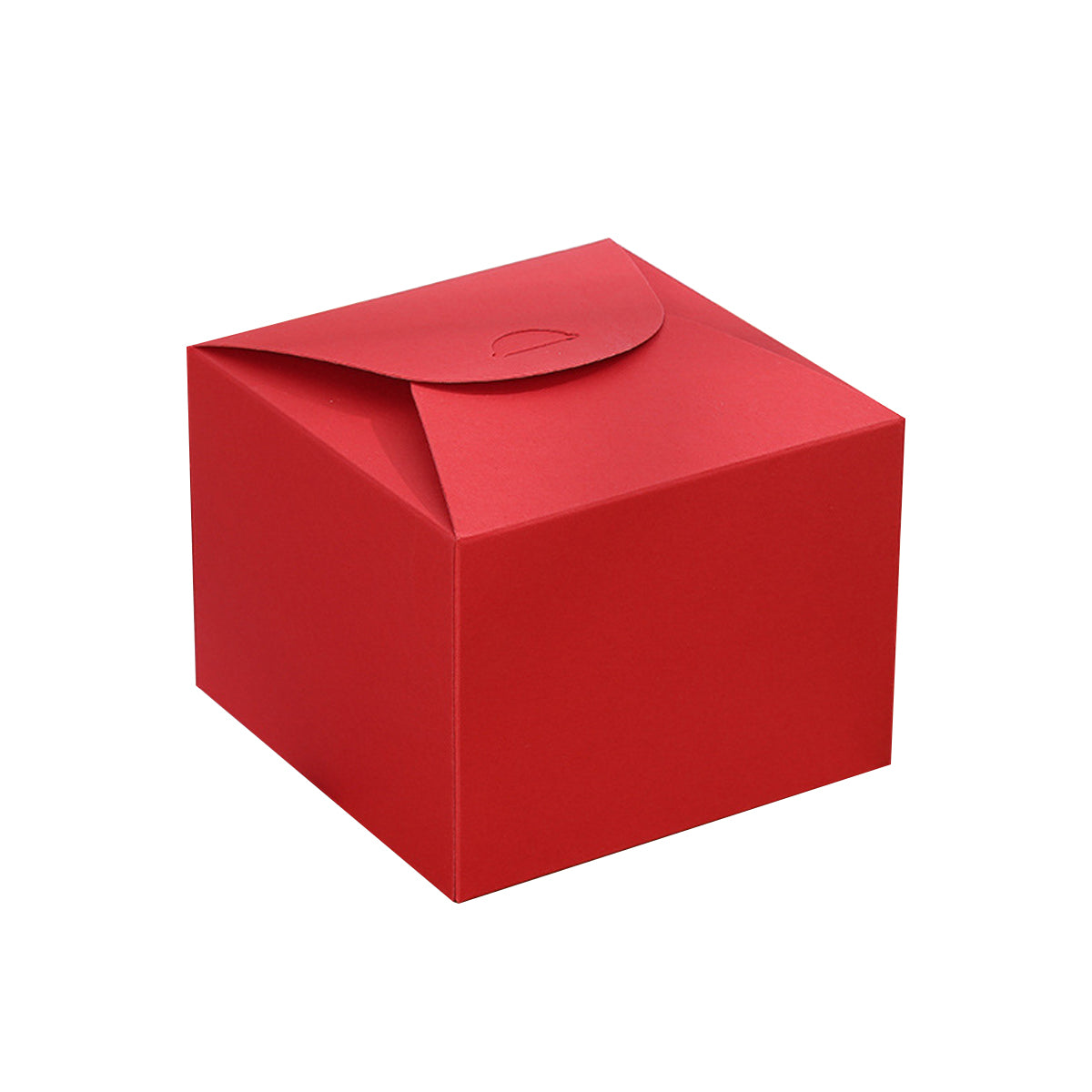 100PCS Square Pastry Cake Box Kraft Paper Dessert Packaging