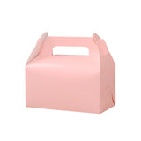 50 PCS Handheld Pastry Box Bakery Packaging Cake Carry Box Single Layer Design
