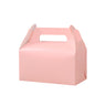 50 PCS Handheld Pastry Box Bakery Packaging Cake Carry Box Single Layer Design