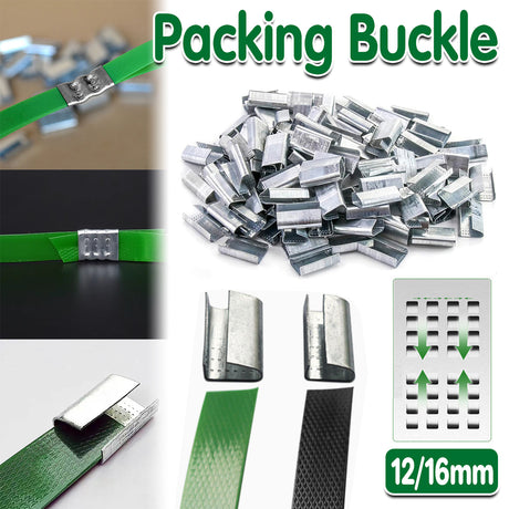 Metal Packing Buckle Iron Strapping Clip 300PCS