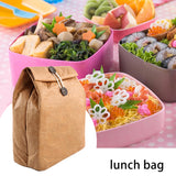 Tyvek Insulated Bento Bag Waterproof Reusable Thermal Lunch Bag
