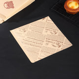 100PCS Bread Sandwich Packing Paper Bags Food Grade Oil-Proof Water-Resistant