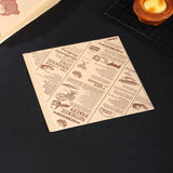 100PCS Bread Sandwich Packing Paper Bags Food Grade Oil-Proof Water-Resistant