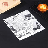 100PCS Bread Sandwich Packing Paper Bags Food Grade Oil-Proof Water-Resistant