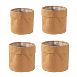 3PCS Waterproof Kraft Paper Gift Bags Durable Storage Bags
