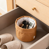 3PCS Waterproof Kraft Paper Gift Bags Durable Storage Bags