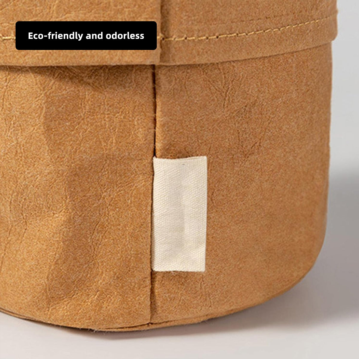 3PCS Waterproof Kraft Paper Gift Bags Durable Storage Bags